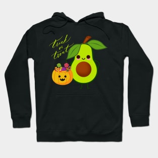 Avocado Halloween Trick or Treat Hoodie